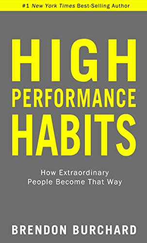 High Performance Habits pdf free download by Brendon Burchard
